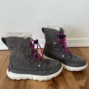 Children’s Sorel Explorer Lace Waterproof Boot